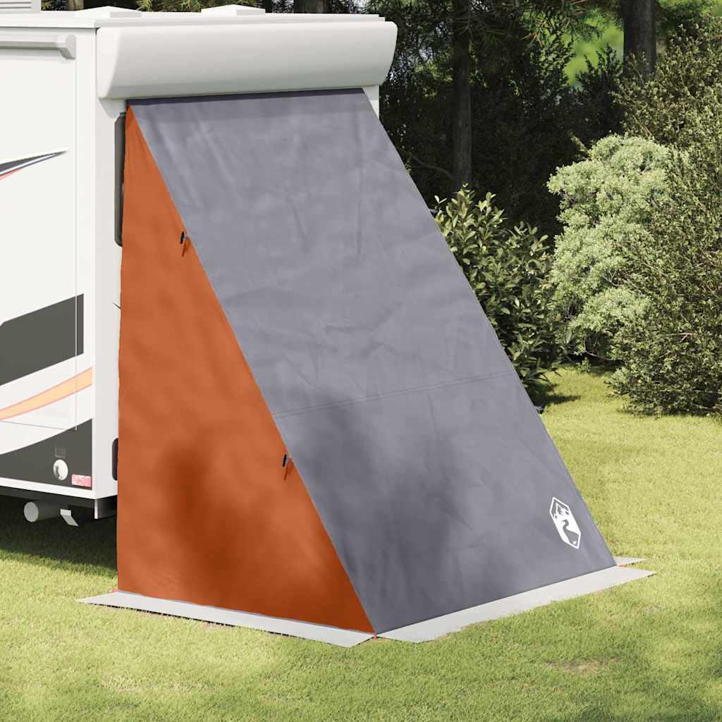 Heckklappenzelt Personen 190 x 150 x 185 cm Grau und Orange