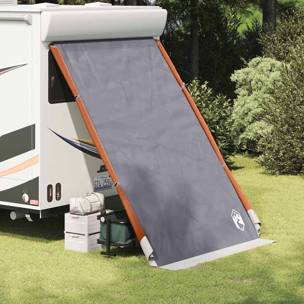 Heckklappenzelt Personen 190 x 150 x 185 cm Grau und Orange