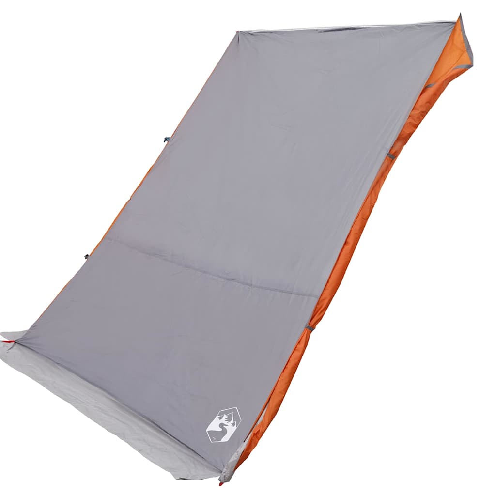 Heckklappenzelt Personen 190 x 150 x 185 cm Grau und Orange
