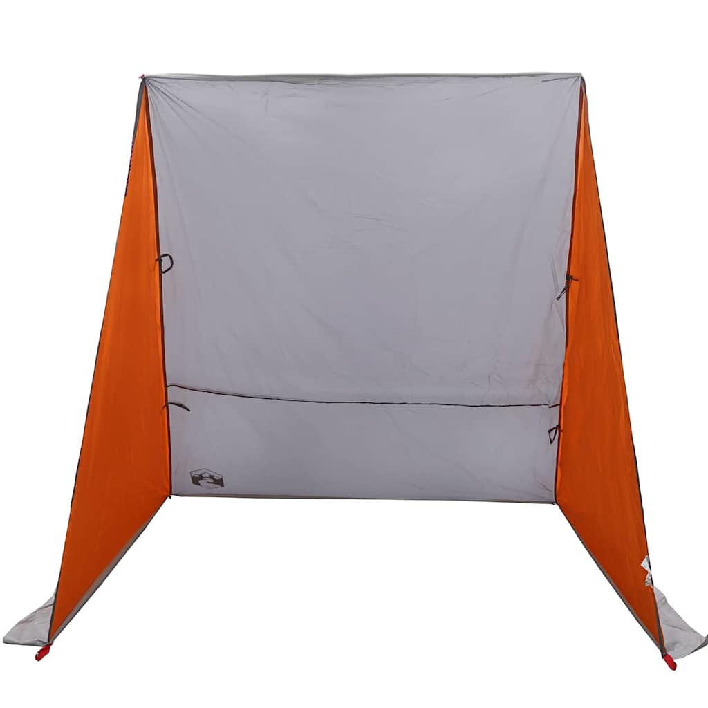 Heckklappenzelt Personen 190 x 150 x 185 cm Grau und Orange