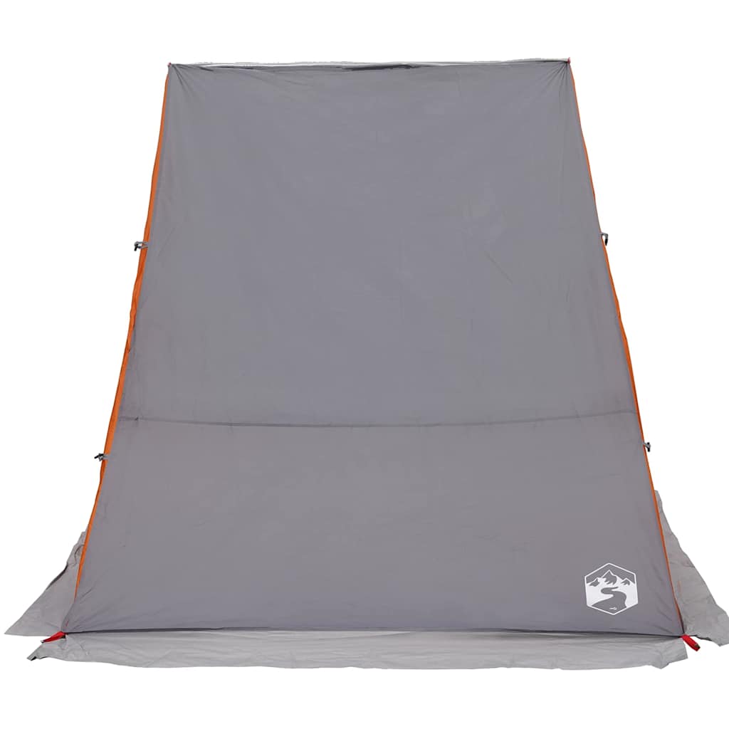Heckklappenzelt Personen 190 x 150 x 185 cm Grau und Orange