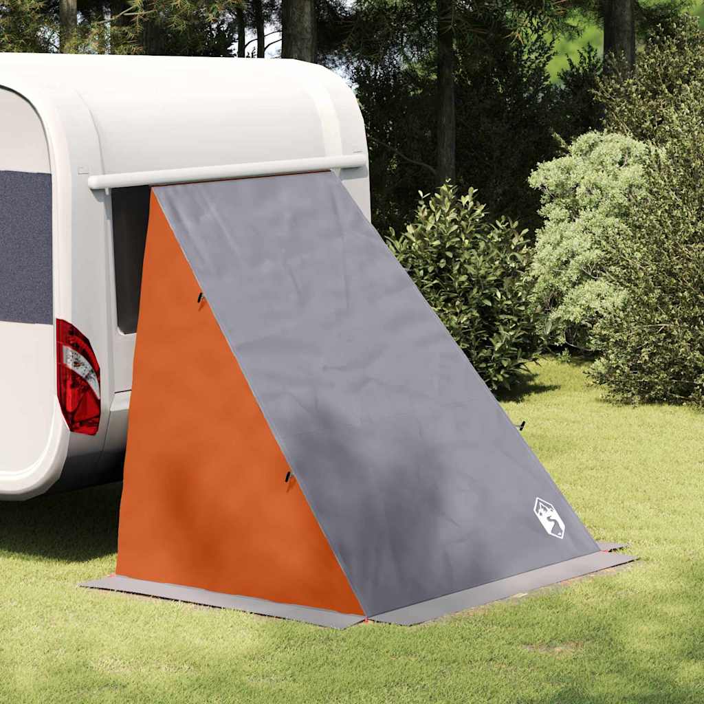 Heckklappenzelt Personen 190 x 150 x 185 cm Grau und Orange