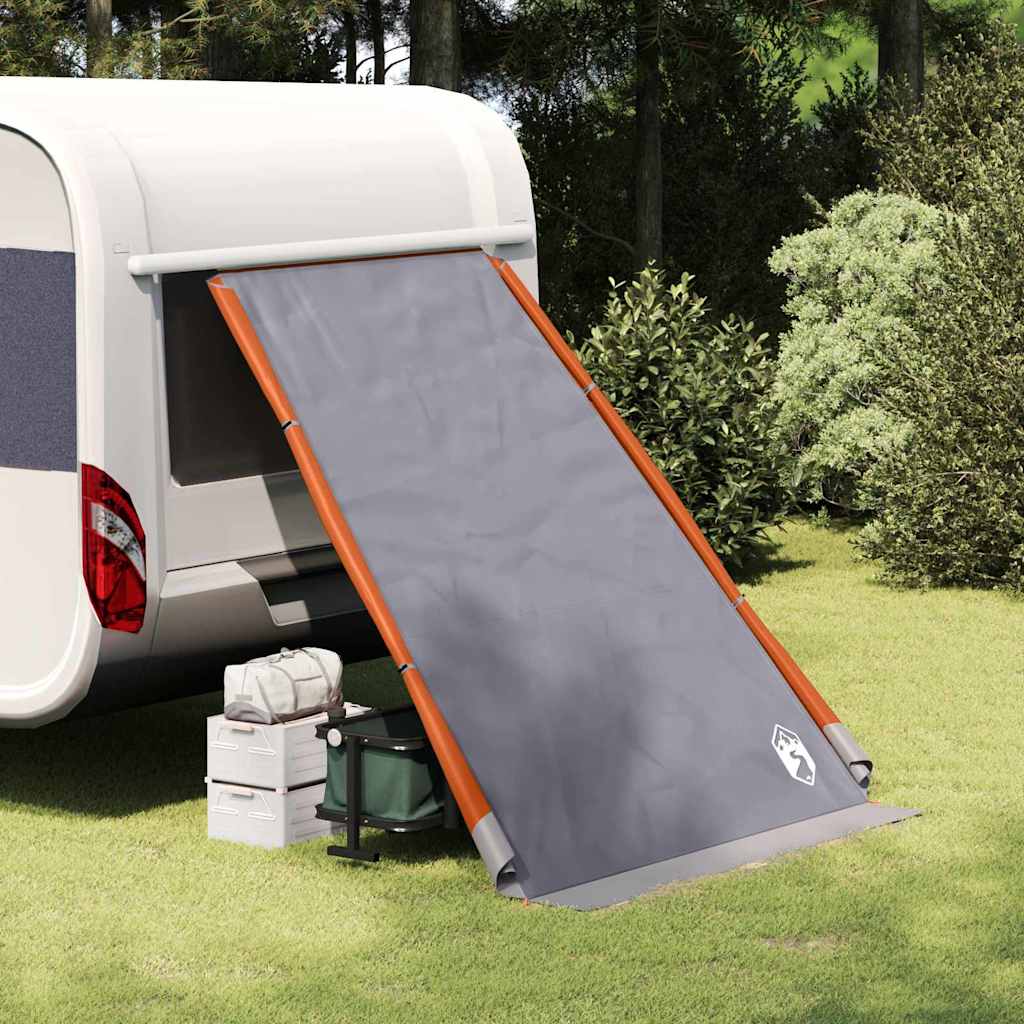 Heckklappenzelt Personen 190 x 150 x 185 cm Grau und Orange