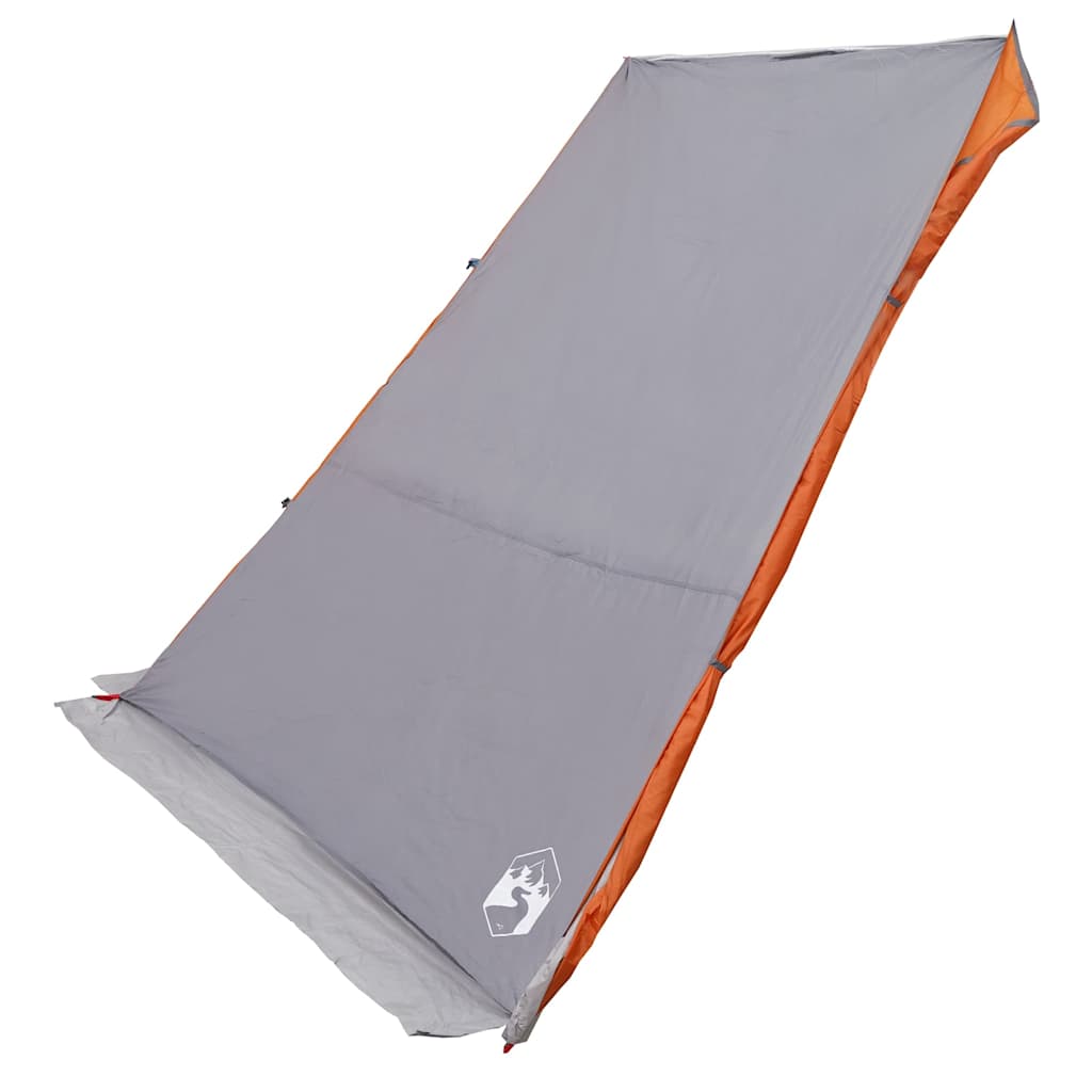 Heckklappenzelt Personen 190 x 150 x 185 cm Grau und Orange