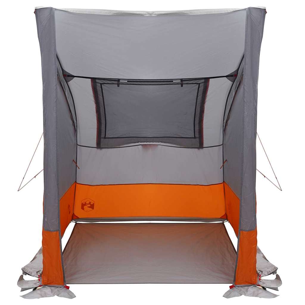 Heckklappenzelt Personen 194 x 180 x 210 cm Grau und Orange