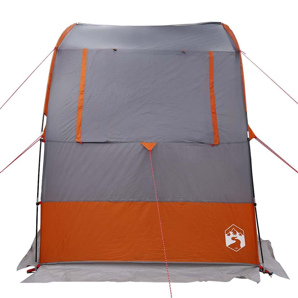 Heckklappenzelt Personen 194 x 180 x 210 cm Grau und Orange