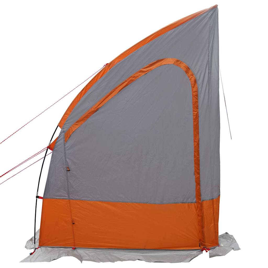Heckklappenzelt Personen 194 x 180 x 210 cm Grau und Orange