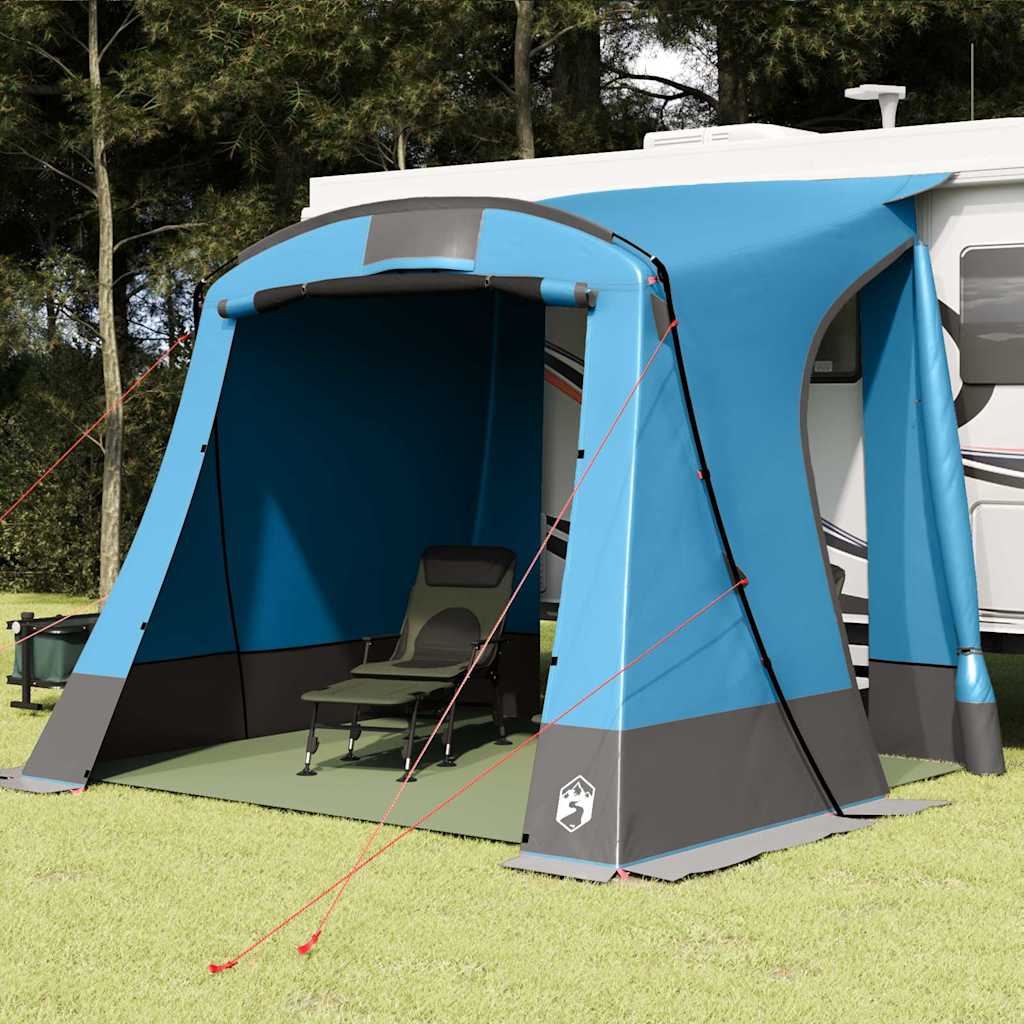 Heckklappenzelt Personen 285 x 255 x 245 cm Blau Taft