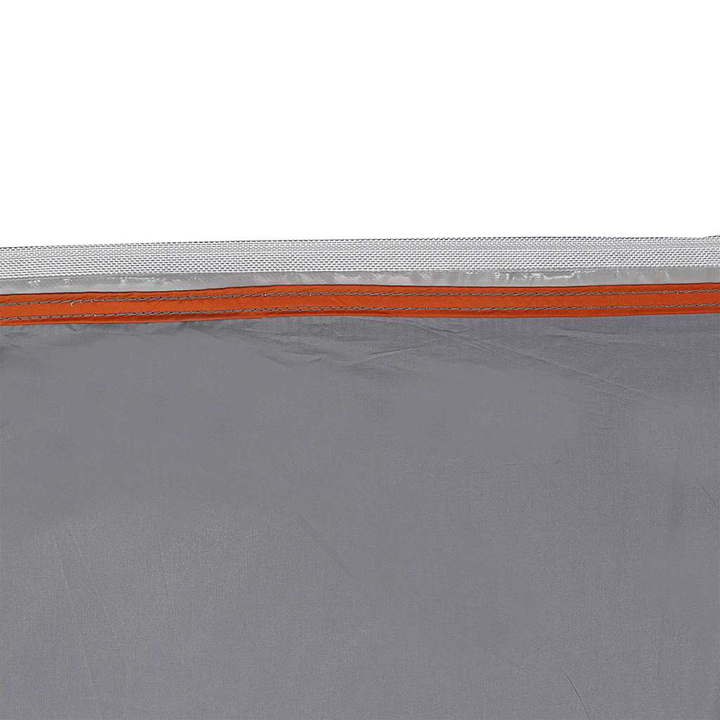 Heckklappenzelt Personen 285 x 255 x 245 cm Grau und Orange