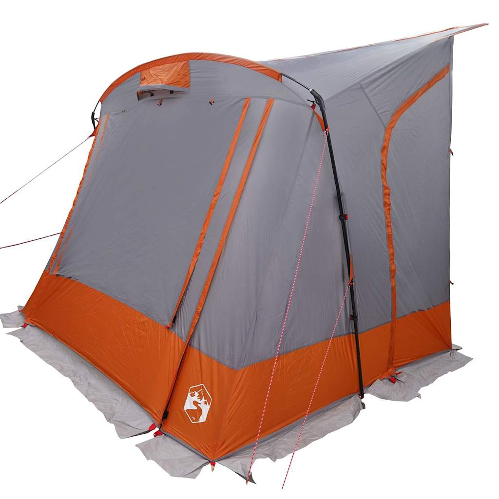 Heckklappenzelt Personen 285 x 255 x 245 cm Grau und Orange