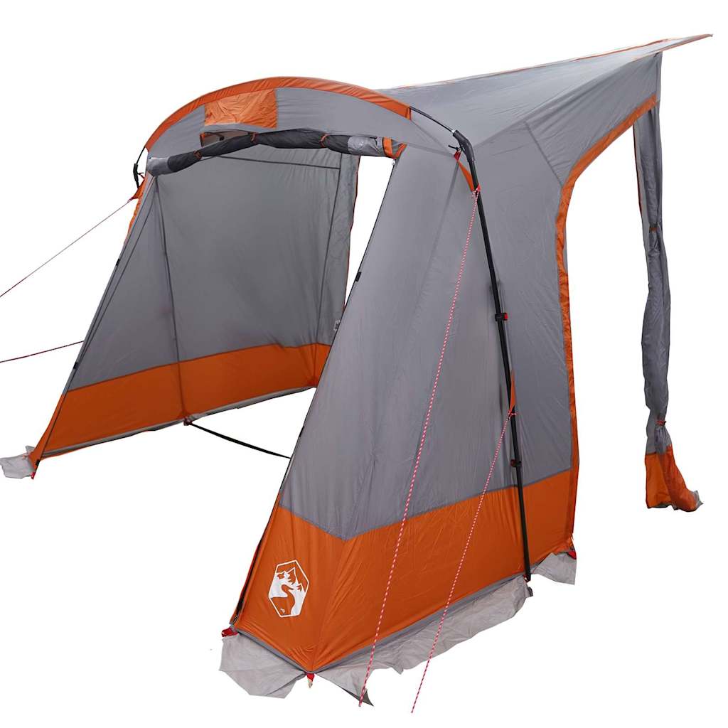 Heckklappenzelt Personen 285 x 255 x 245 cm Grau und Orange