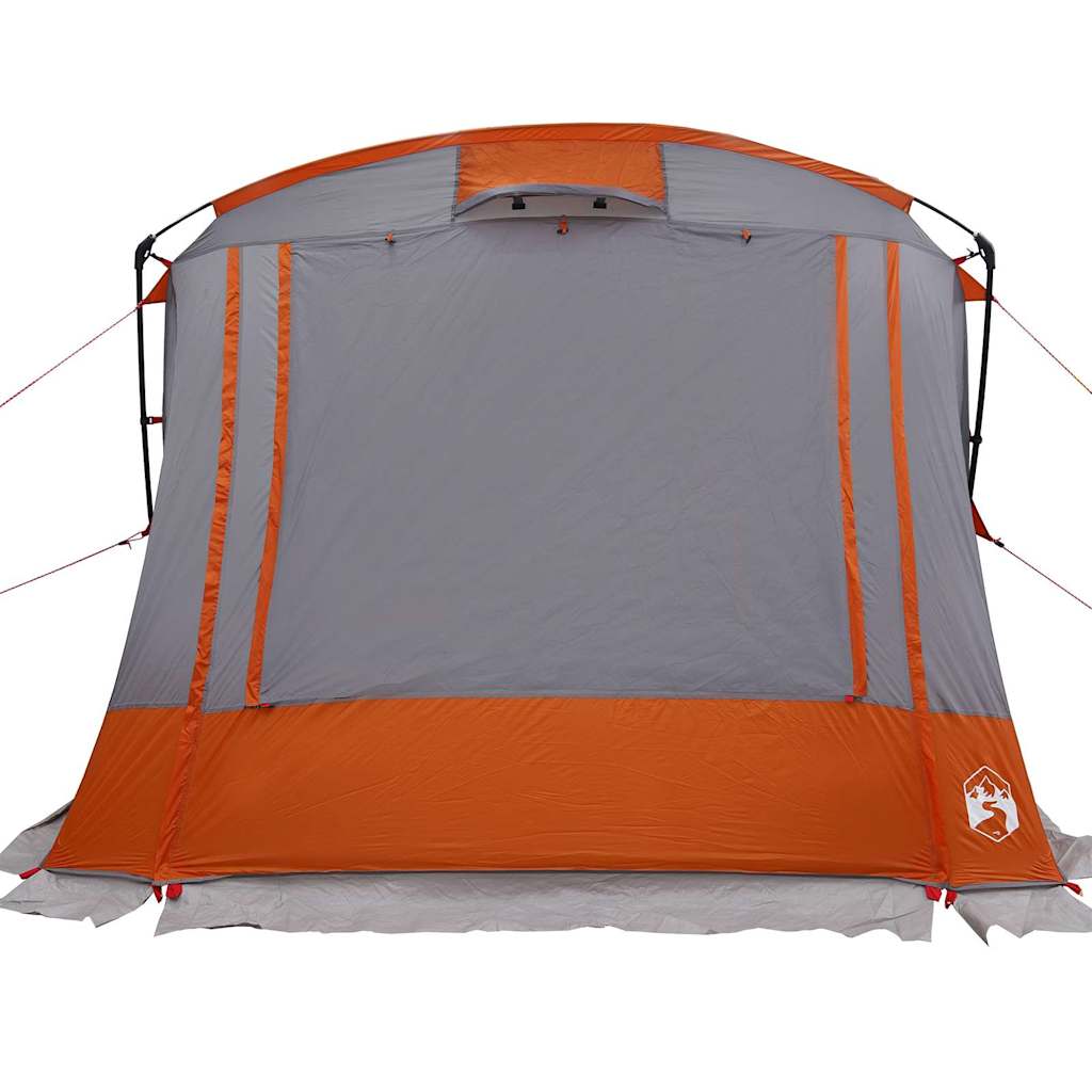 Heckklappenzelt Personen 285 x 255 x 245 cm Grau und Orange