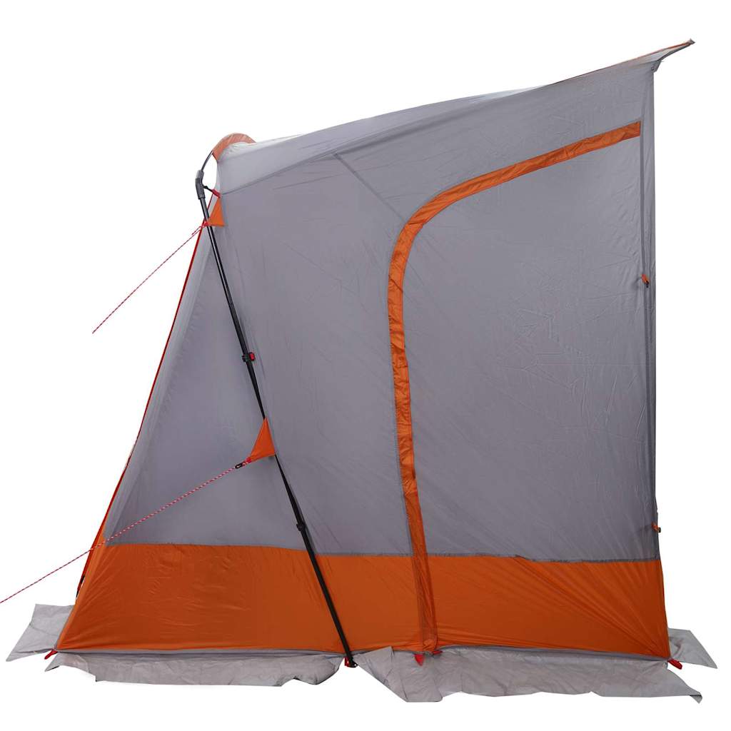 Heckklappenzelt Personen 285 x 255 x 245 cm Grau und Orange