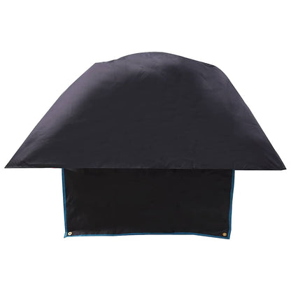 Radkappe Schwarz und Blau 108 x 76 cm Oxford