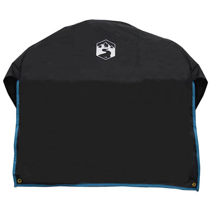 Radkappe Schwarz und Blau 108 x 76 cm Oxford