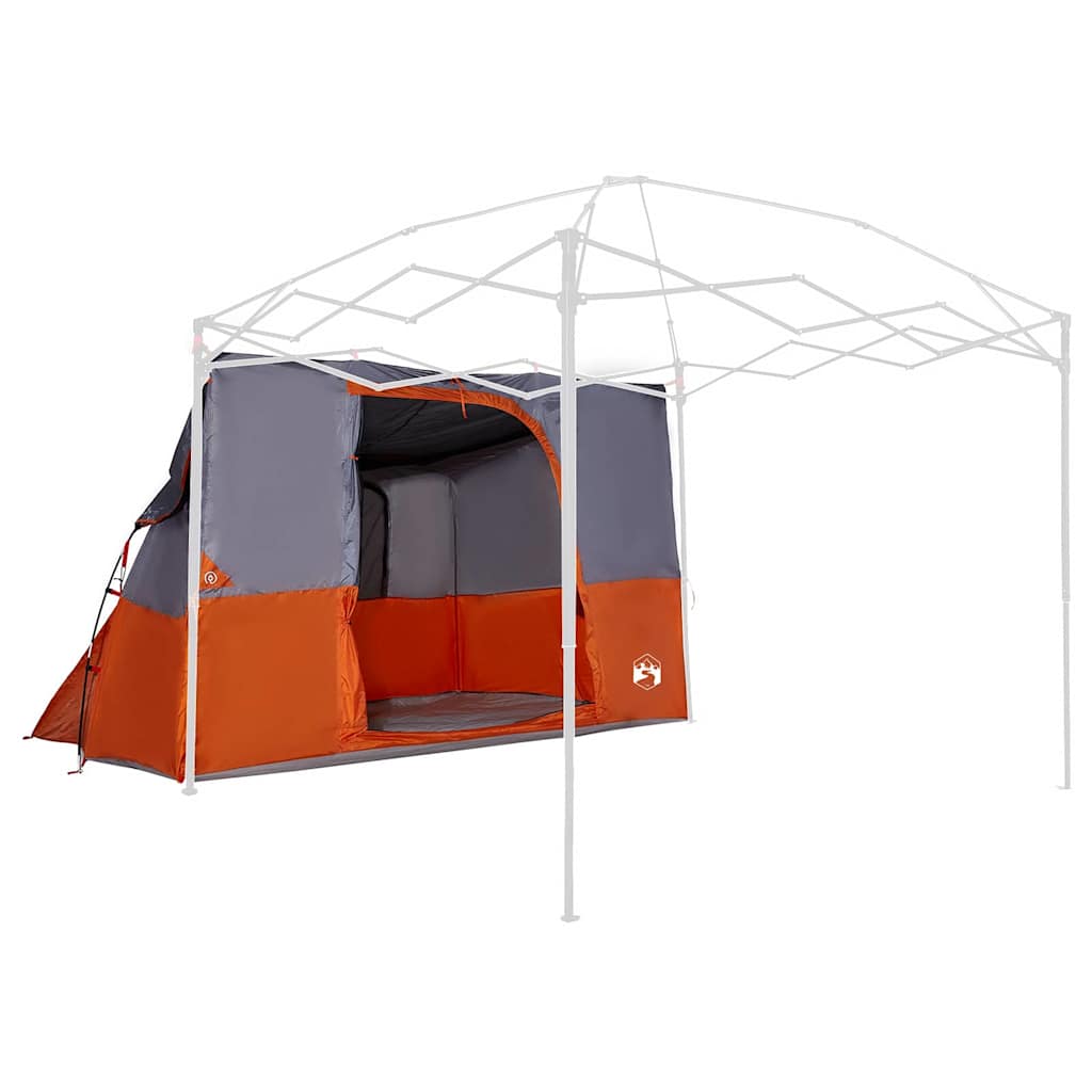 Innenzelt mit Dach Grau und Orange 280 x 220 x 176 cm Taft