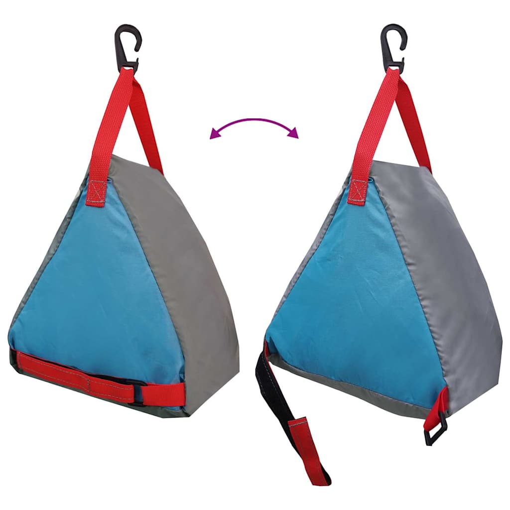 Aufbewahrungstasche 4 pcs Grau und Blau 24 x 16 x 24 cm Oxford