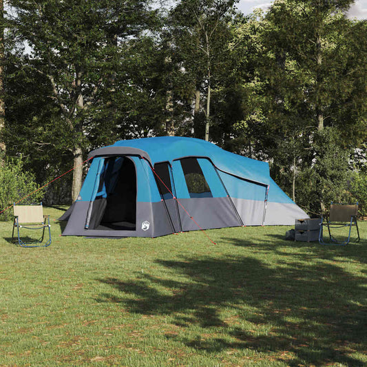 Familienzelt Blau 762 x 655 x 218 cm Polyester