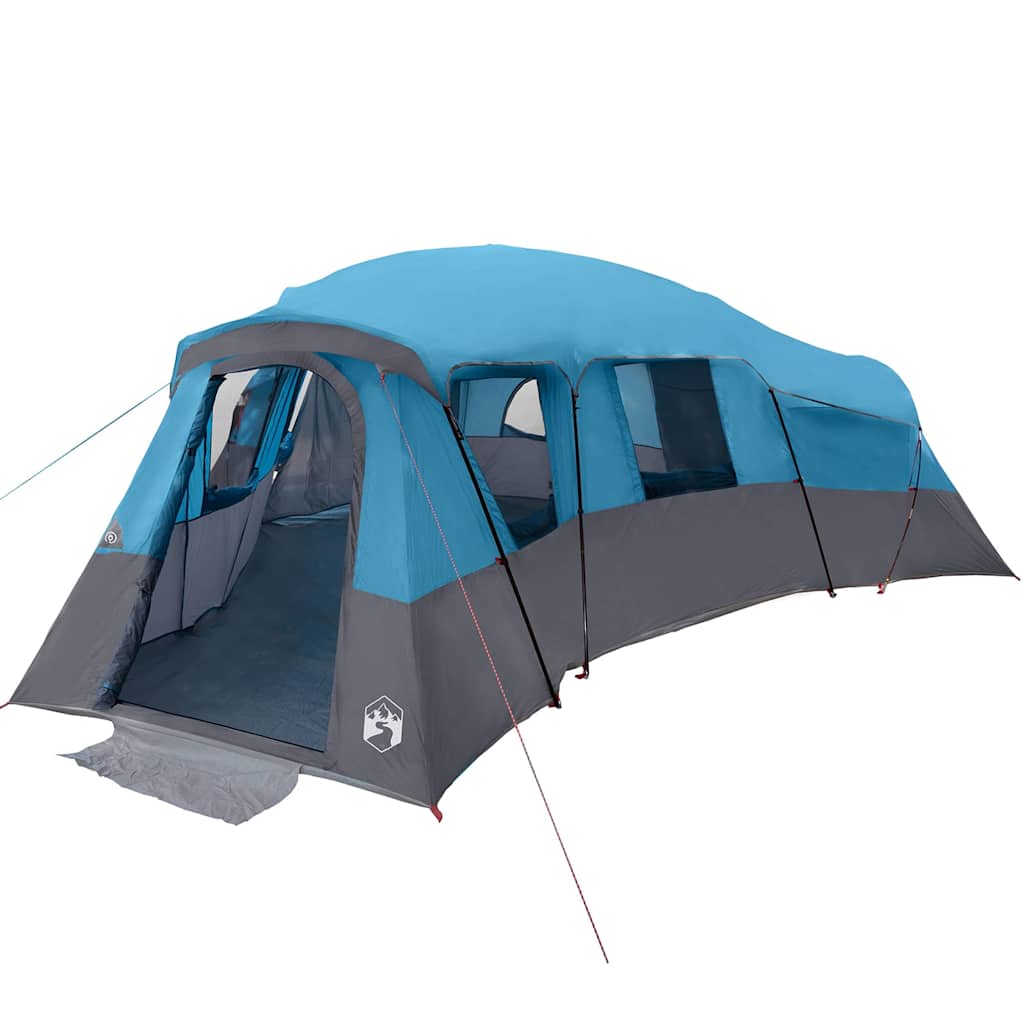 Familienzelt Blau 762 x 655 x 218 cm Polyester