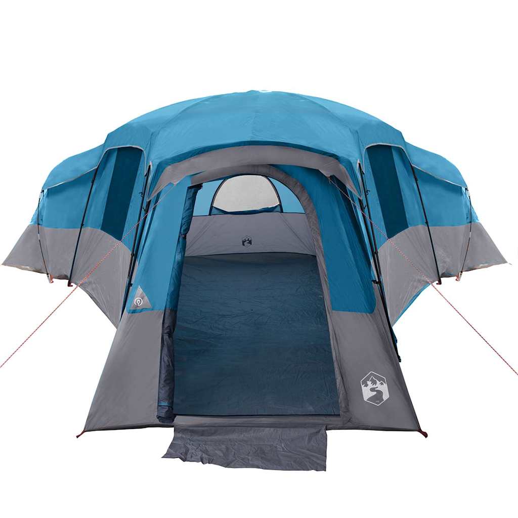 Familienzelt Blau 762 x 655 x 218 cm Polyester