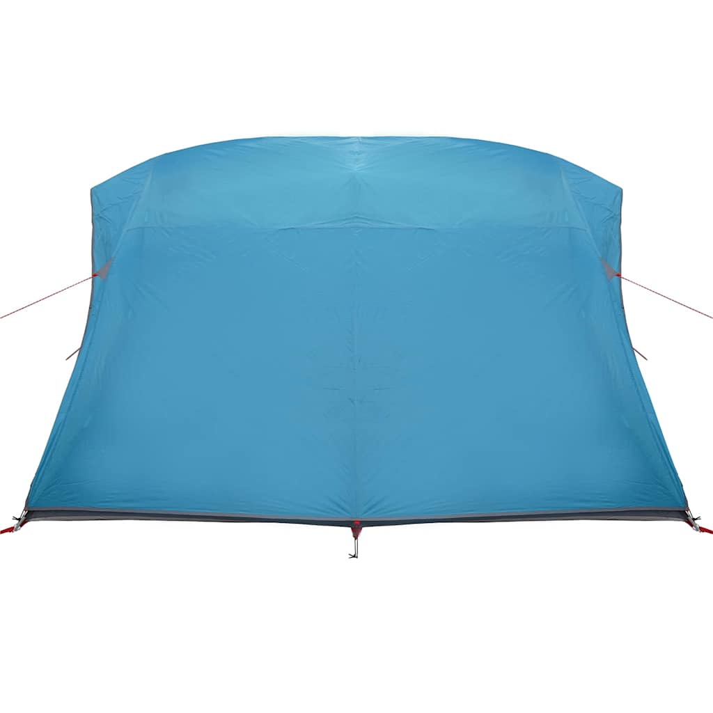 Campingzelt 4 Personen Blau Taft Wasserdicht