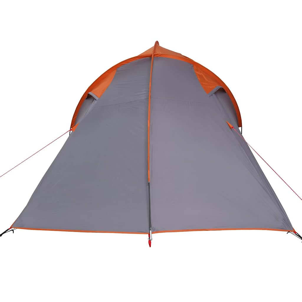 Tunnelzelt mit Dach Grau und Orange 510 x 240 x 156 cm Taft