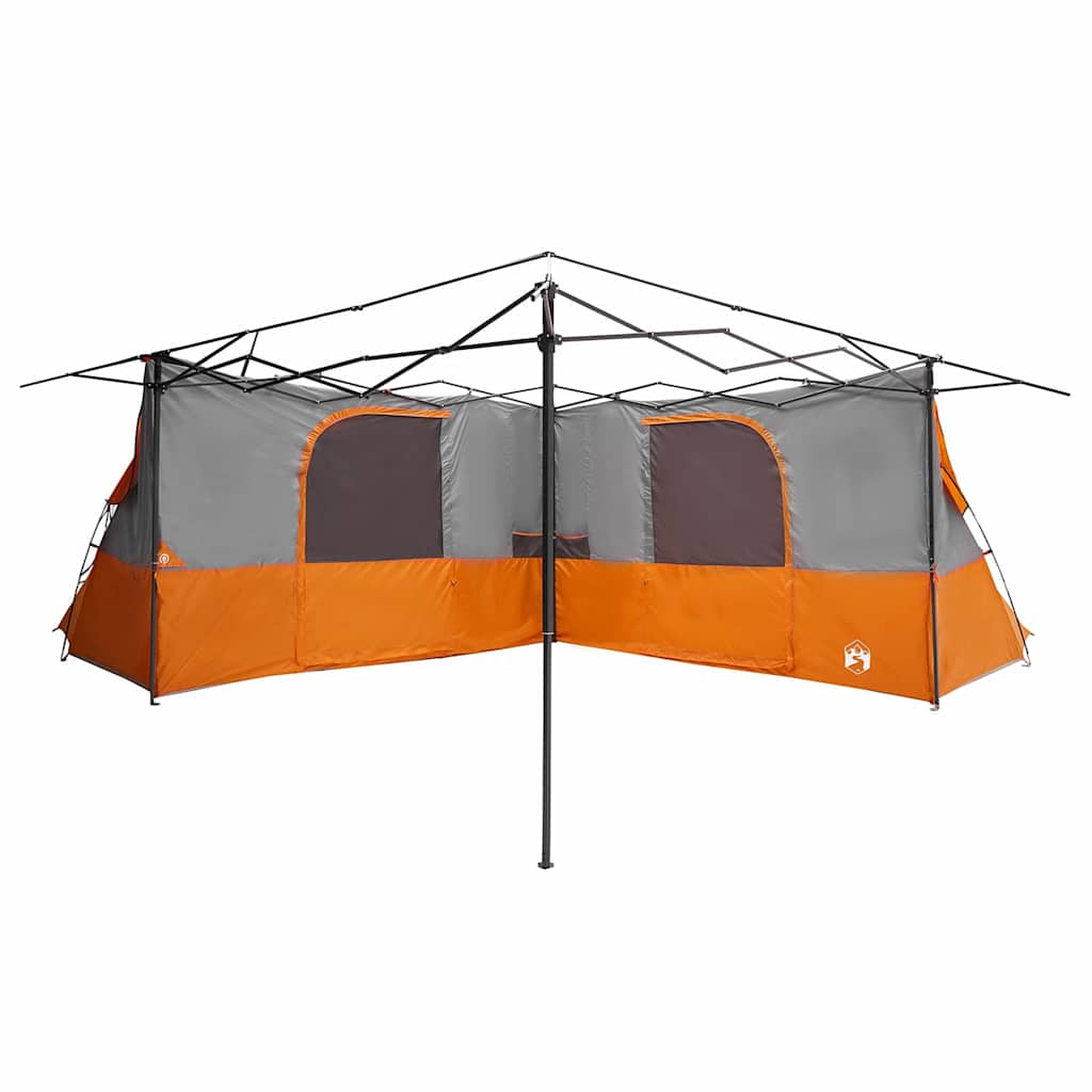 Innenzelt mit Dach Grau und Orange 520 x 520 x 190 cm Taft