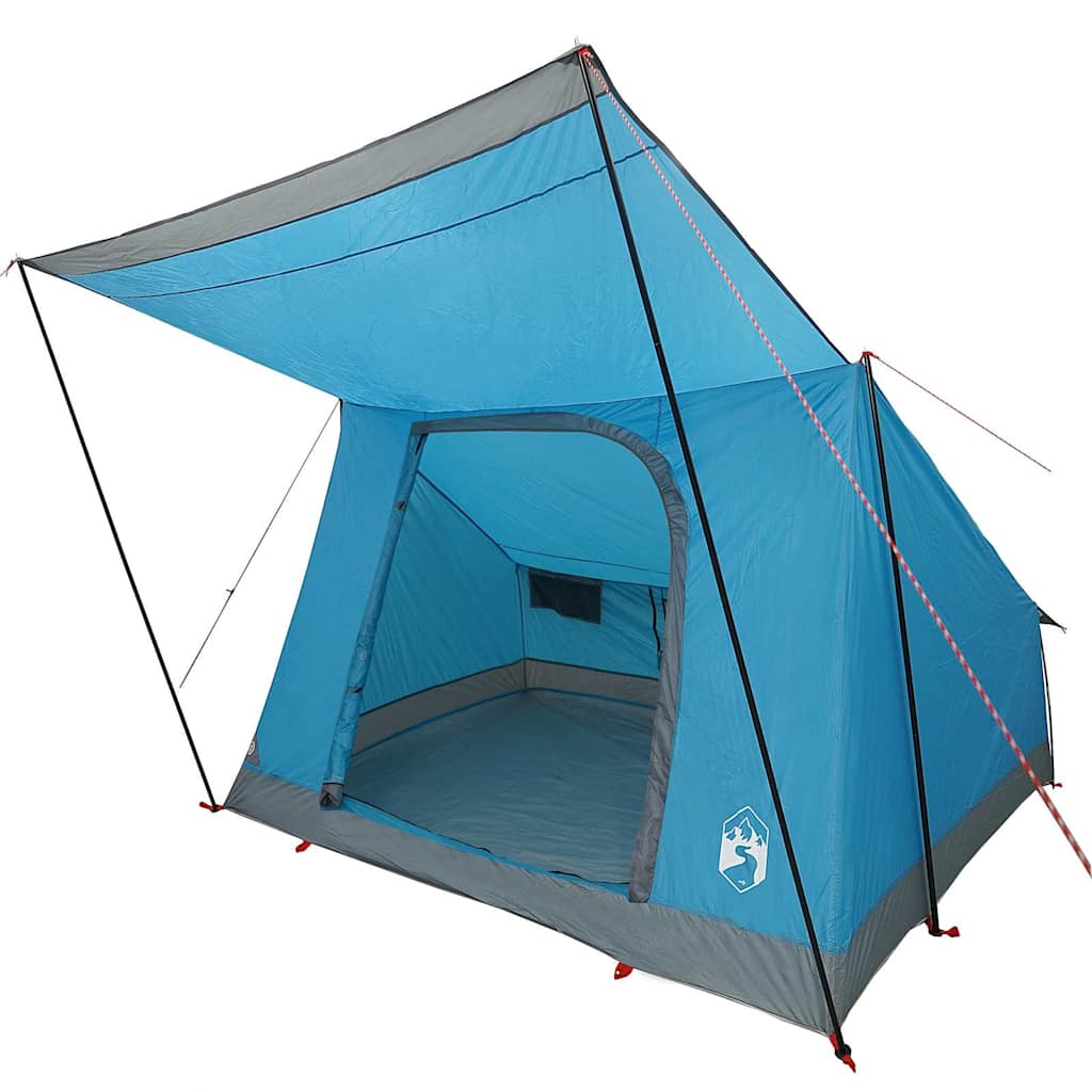 Campingzelt 2 Personen Blau Taft Wasserdicht