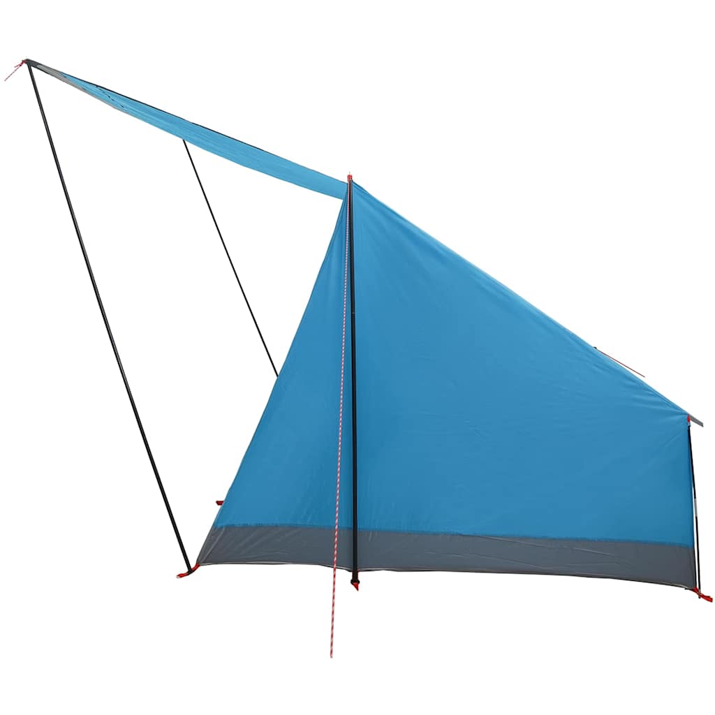 Campingzelt 2 Personen Blau Taft Wasserdicht