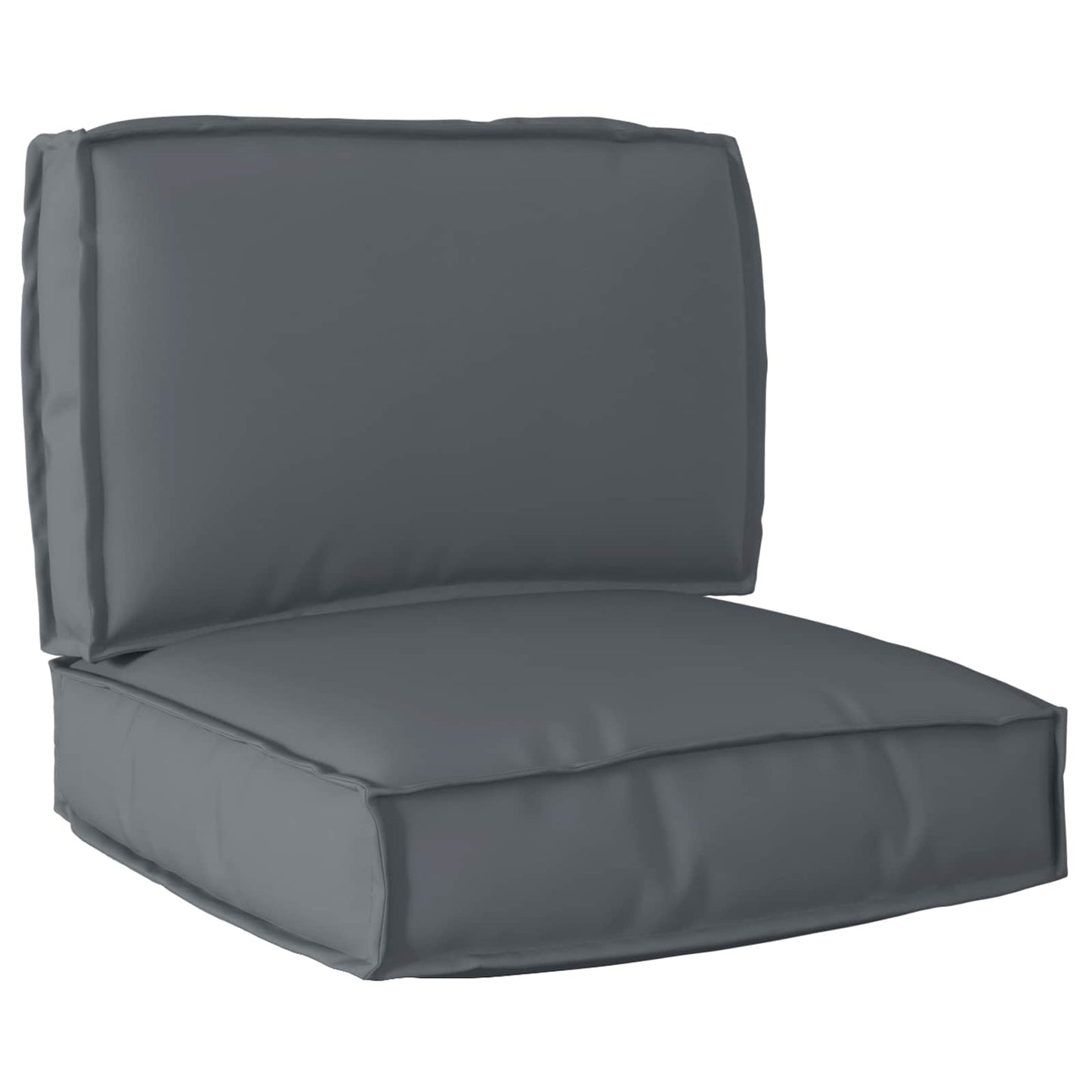 Palettenkissenset 2 pcs Anthrazit Oxford-Stoff