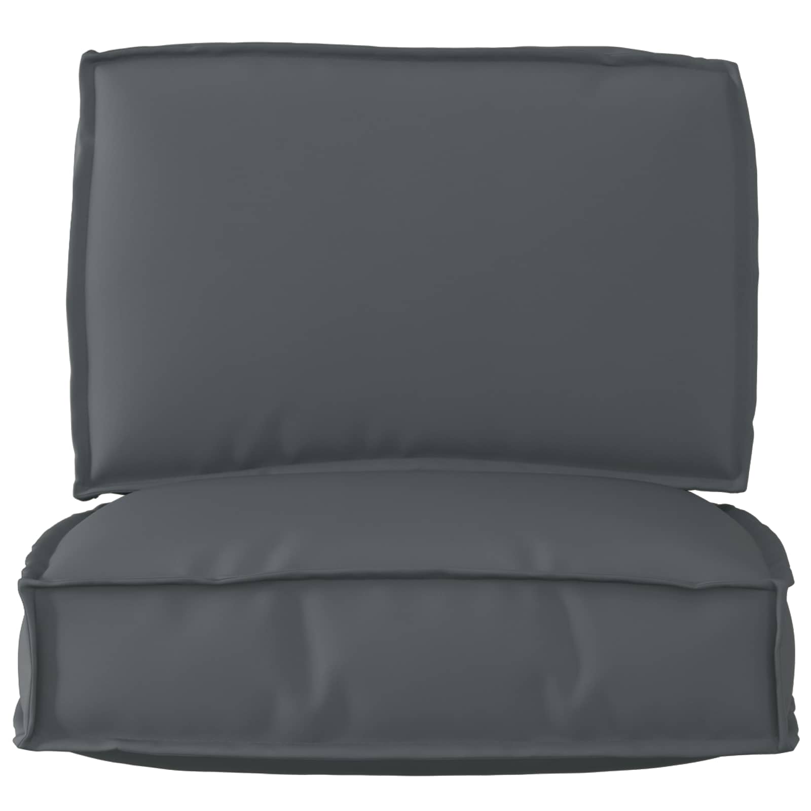Palettenkissenset 2 pcs Anthrazit Oxford-Stoff