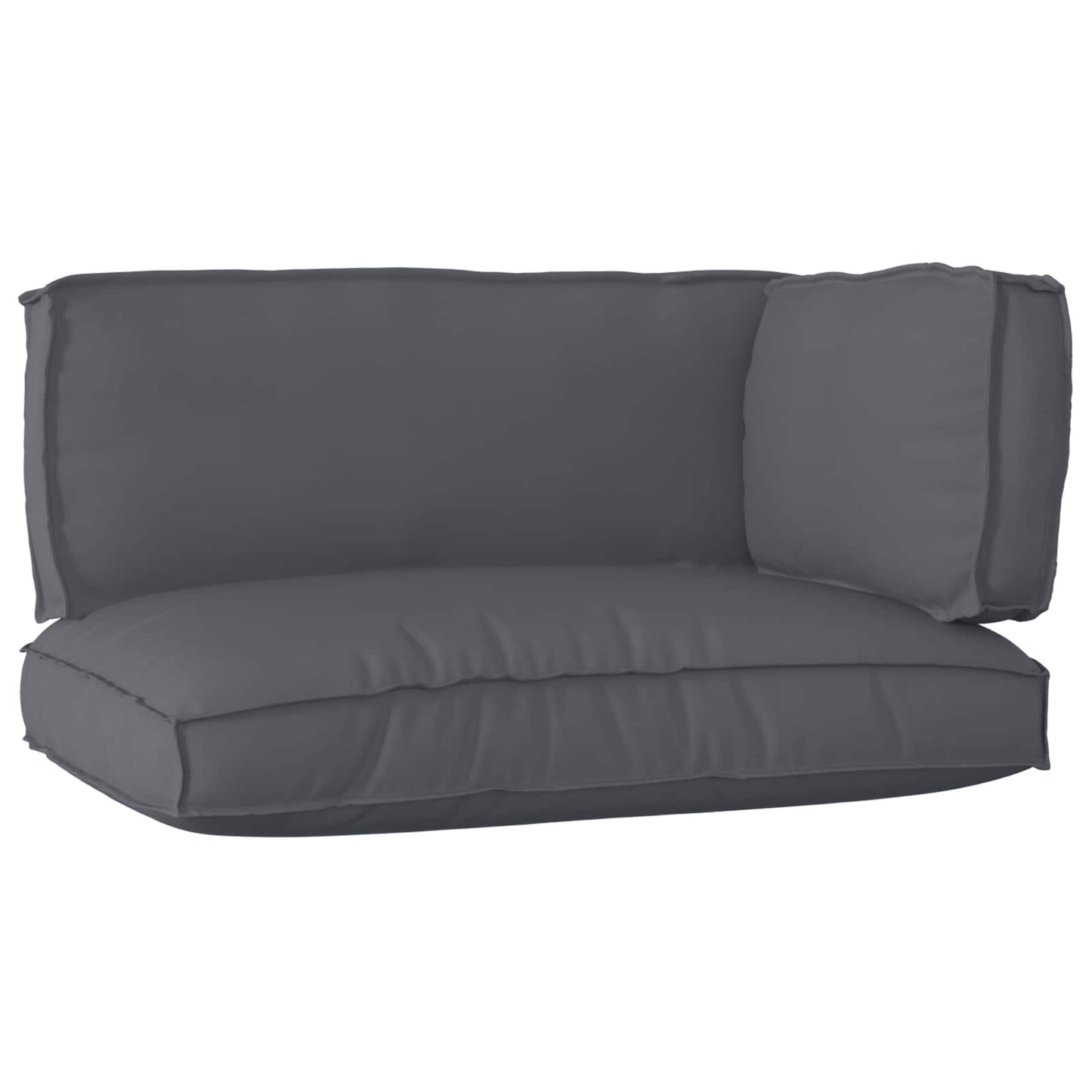 Palettenkissenset 3 pcs Anthrazit Oxford-Stoff