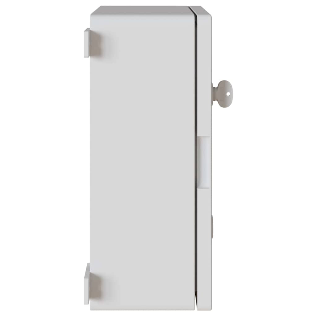 Steuerungsschrank Grau 37 x 19,5 x 40 cm ABS Kunststoff