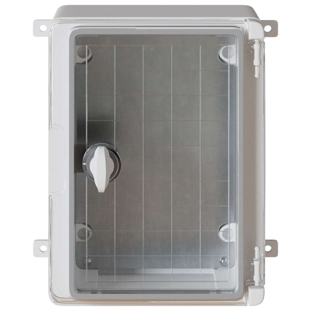 Steuerungsschrank Grau 25 x 13 x 24 cm ABS Kunststoff