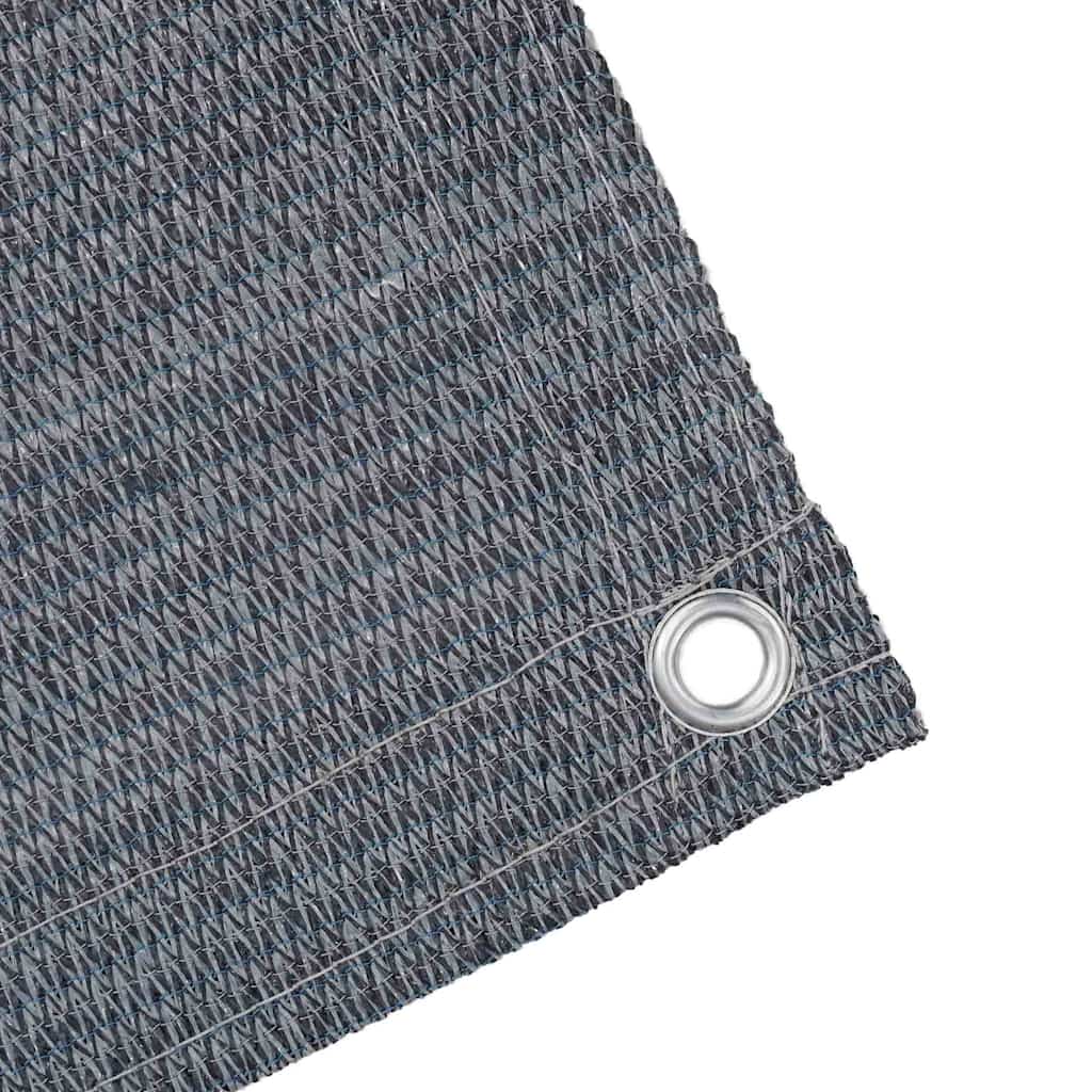 Zeltteppich Blau und Grau 400 x 300 cm Polyethylen