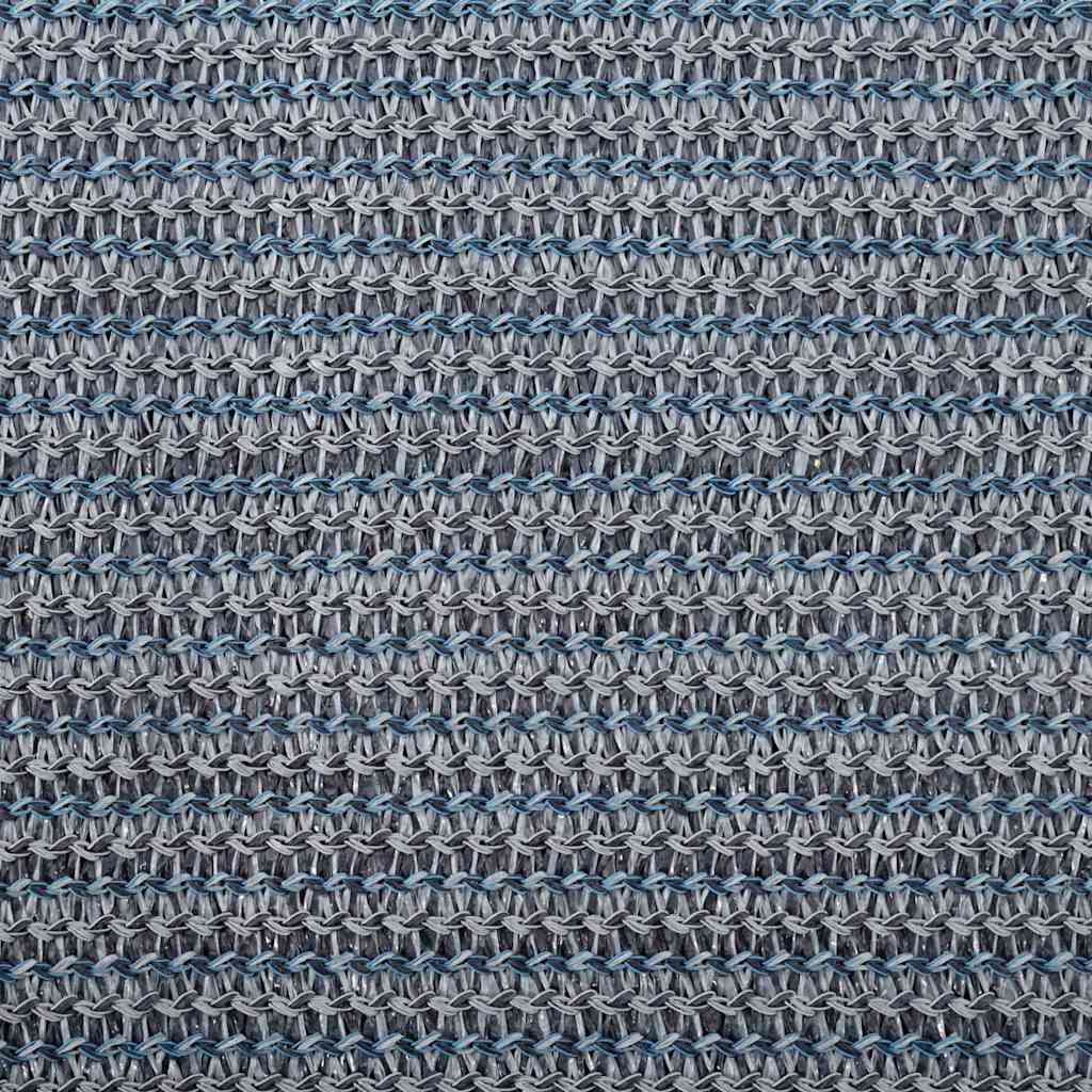 Zeltteppich Blau und Grau 400 x 300 cm Polyethylen