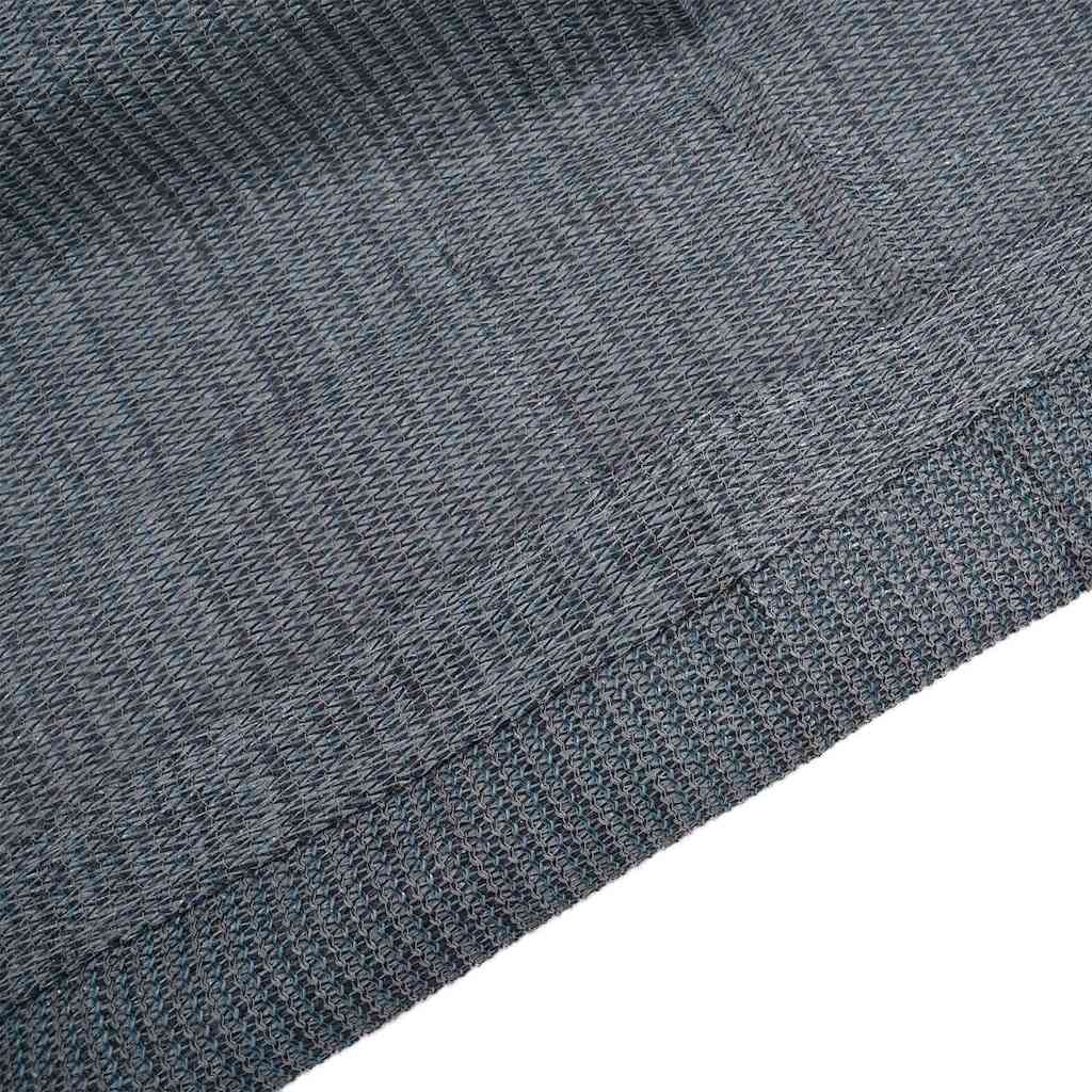 Zeltteppich Blau und Grau 400 x 400 cm Polyethylen