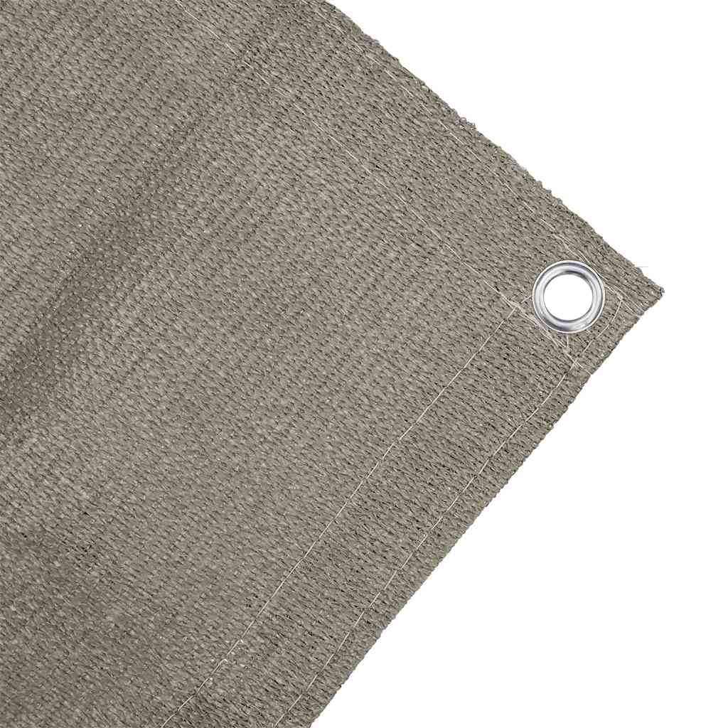 Zeltteppich Hellgrau 400 x 800 cm Polyethylen