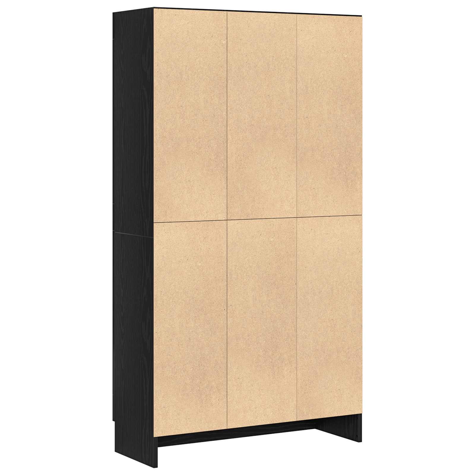 Bücherregal 4 Ebenen 82,5 x 30,5 x 150 cm Holzwerkstoff