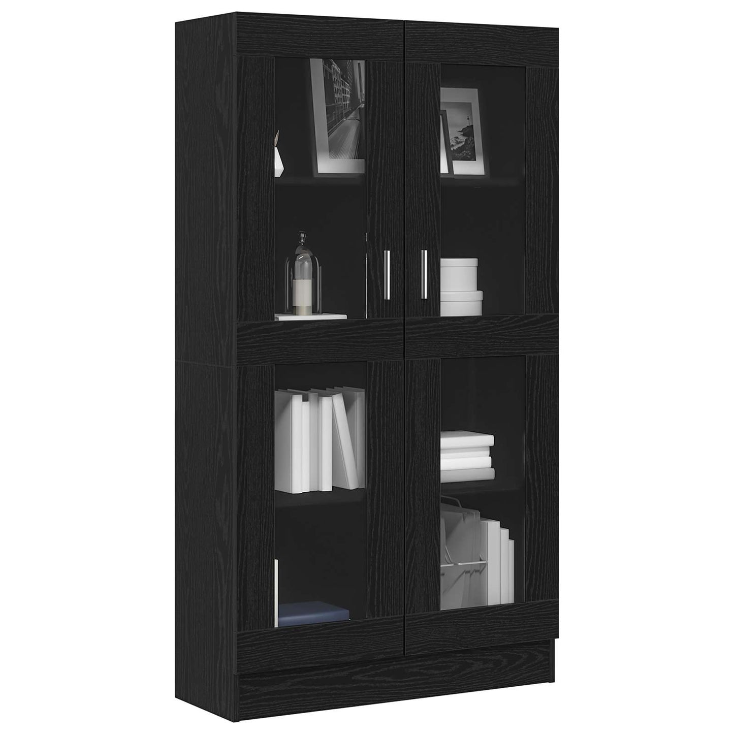 Bücherregal 4 Ebenen 82,5 x 30,5 x 150 cm Holzwerkstoff