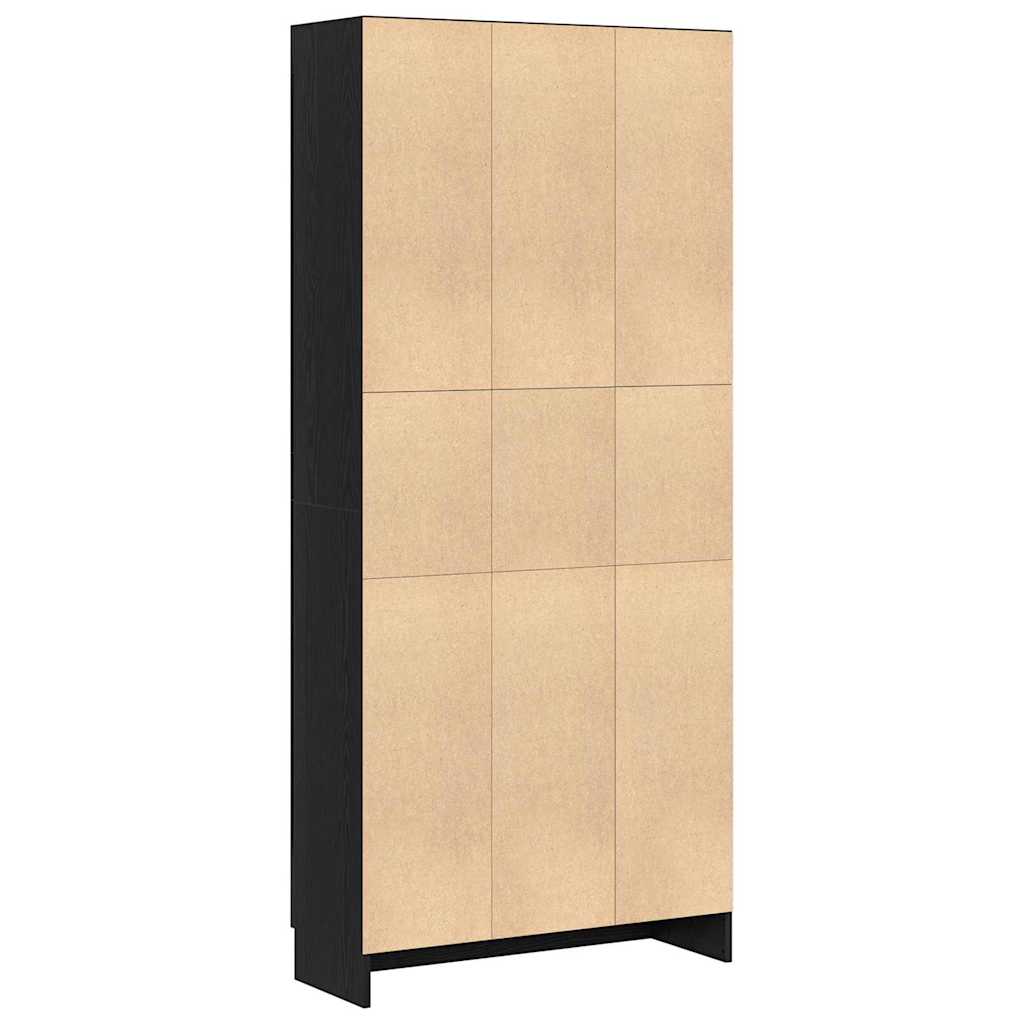 Bücherregal 4 Ebenen 82,5 x 30,5 x 185 cm Holzwerkstoff