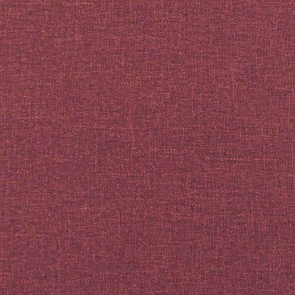 Sofa Set Weinrot 173 x 131 x 67 cm Polyester
