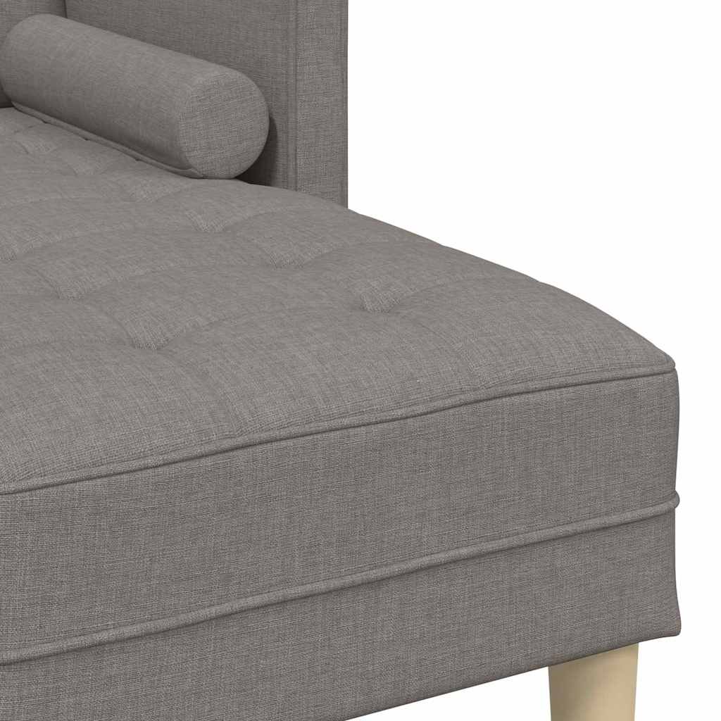 Sofa Set Taupe 173 x 131 x 67 cm Polyester