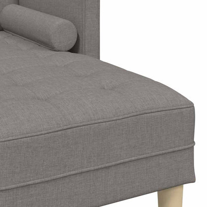 Sofa Set Taupe 173 x 131 x 67 cm Polyester