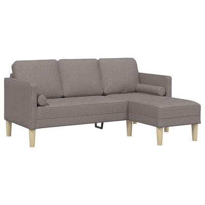 Sofa Set Taupe 173 x 131 x 67 cm Polyester