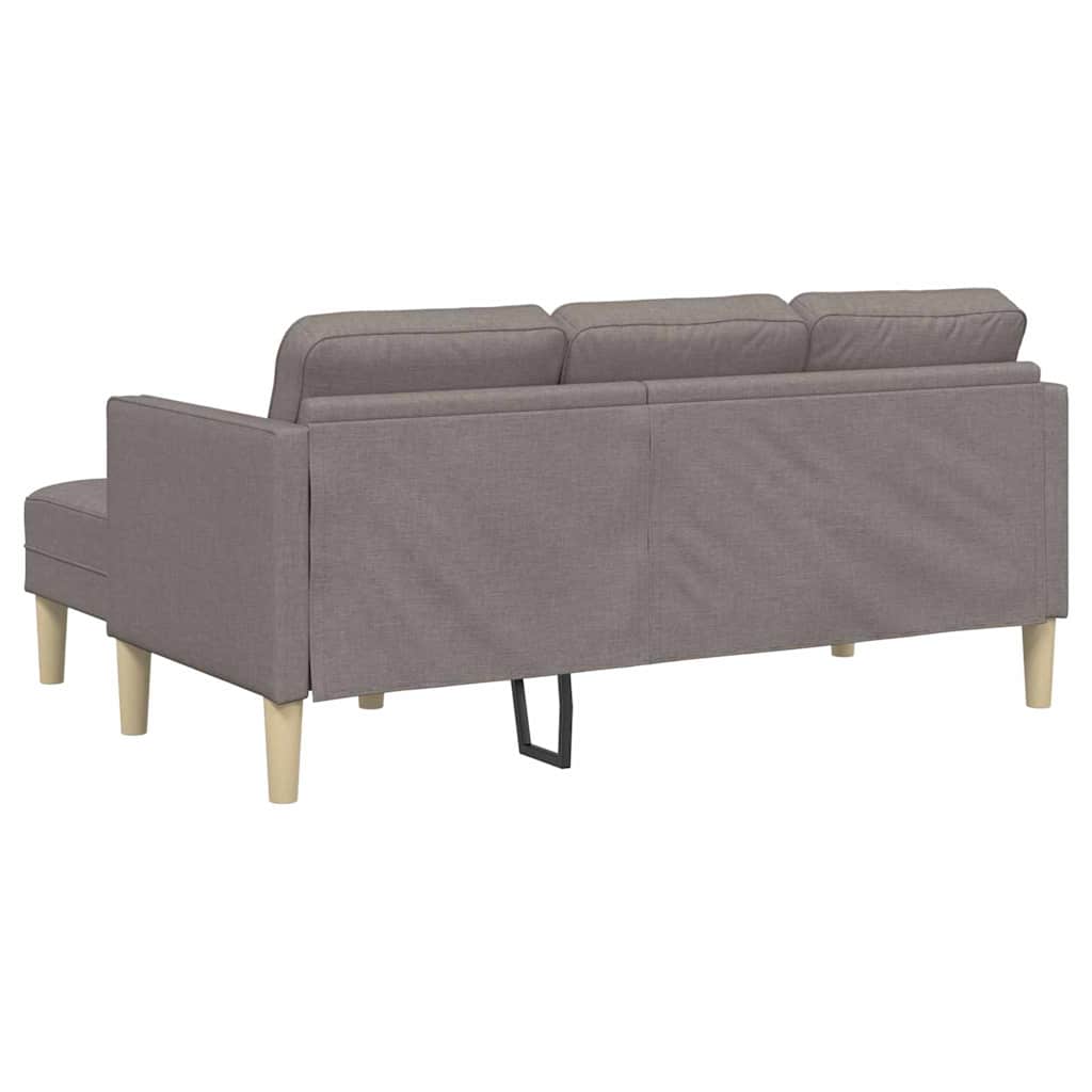 Sofa Set Taupe 173 x 131 x 67 cm Polyester