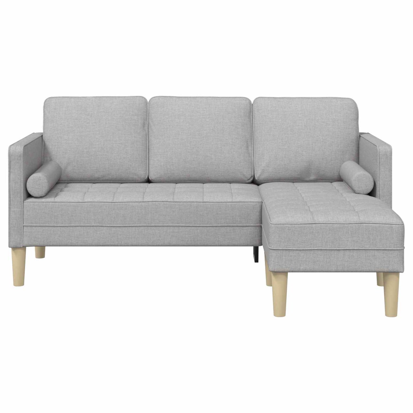 Sofa Set Wolkengrau 173 x 131 x 67 cm Polyester