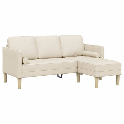 Sofa Set mit Kissen Leinen Polyester
