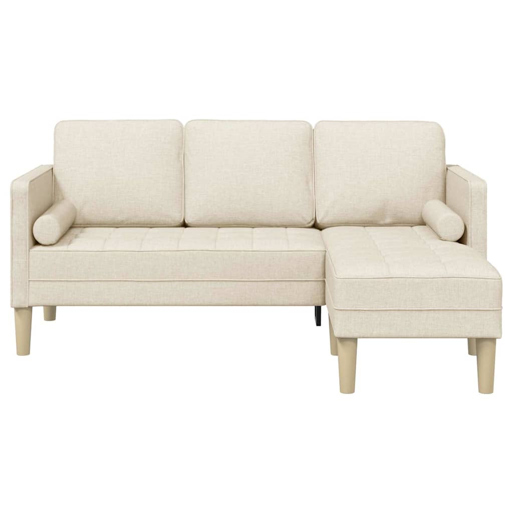 Sofa Set mit Kissen Leinen Polyester