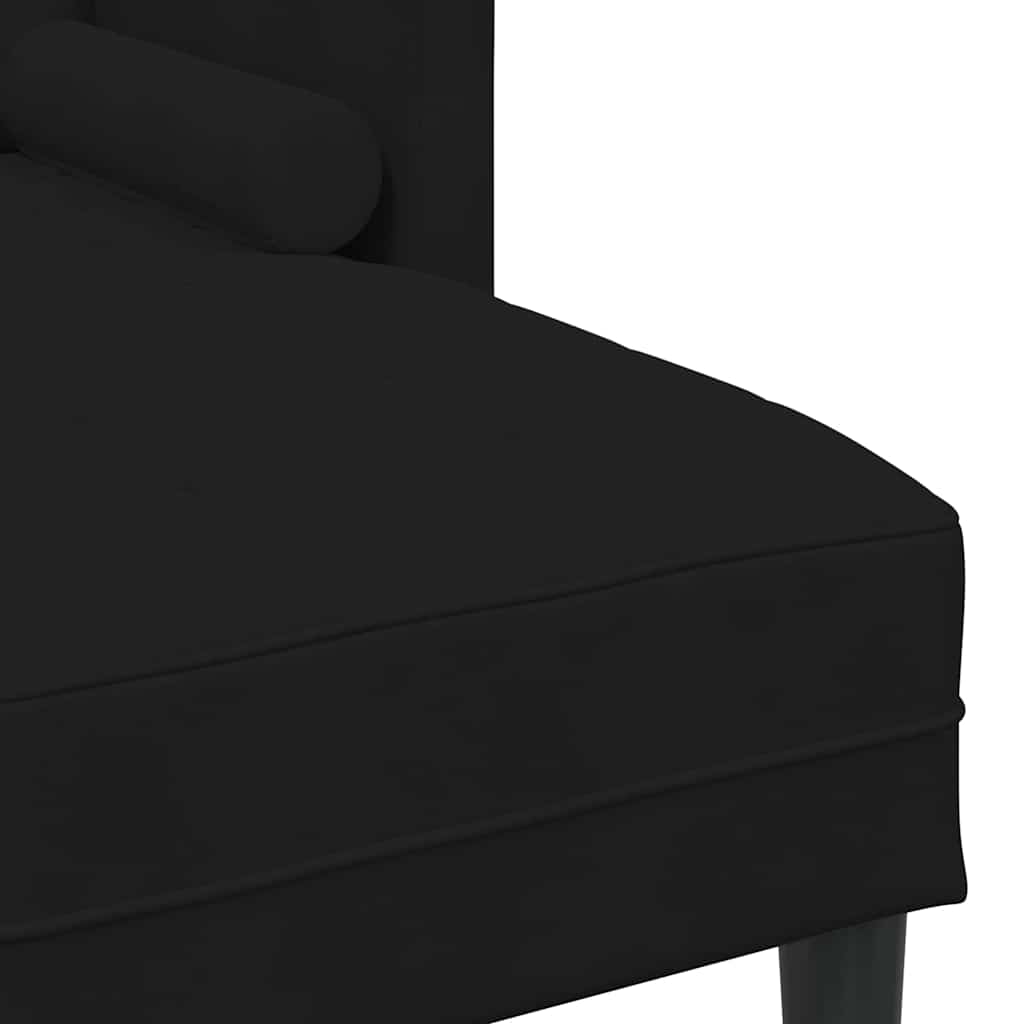 Sofa Set mit Kissen Schwarz Polyester